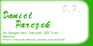 daniel parczek business card